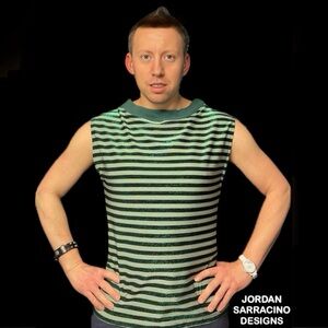 St.Patrick’s Day Striped Vest Tailored